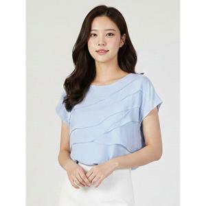 [꼼빠니아]프릴 캡소매 블라우스_CABU5-WRB120