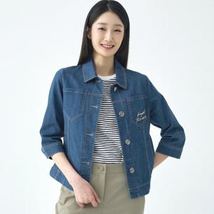 [지센] 여성 셔츠형 데님 자켓 LCJKO322_BL
