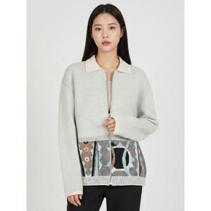 [조이너스]플랫 카라 집업 가디건_JABW0-WSC920