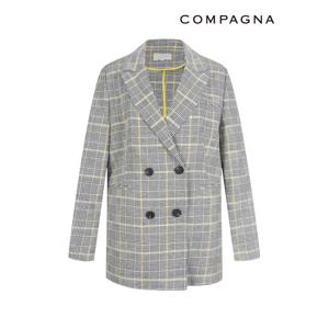 [꼼빠니아]린넨더블체크단추자켓_CACU4-WJK320