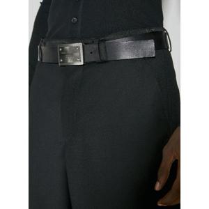 26 SS 돌체앤가바나 남성 로고 플라크 가죽 벨트 dol0153012blk