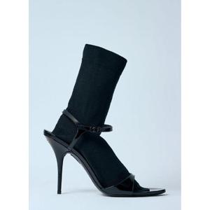 26 SS 발렌시아가 여성 Avenue Sock 110mm 힐 샌들 bal0259016blk