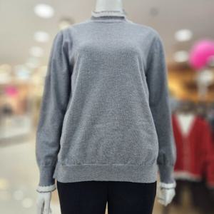 [아르테]반짝이 반목니트티셔츠 DQDCKR640_DG