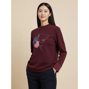 [꼼빠니아]프린트 소매 배색 티셔츠_CAAW0-WKS010