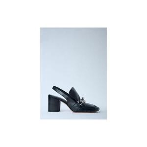 26 SS 스포트막스 여성 스퀘어토 힐 뮬 spx0263021blk