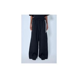 26 SS 요지야마모토 여성 와이드 레그 트랙 팬츠 yyy0364018blk F