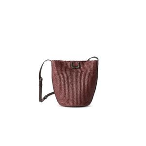 26 SS Brunello Cucinelli 사토리얼 테크노 라피아 스몰 버킷 백 MB96D2800C9288 TP450103507