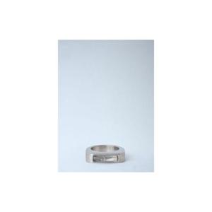 26 SS 릭오웬스 여성 피라미드 팔라듐 황동 반지 ric0263078sil