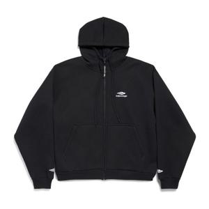 발렌시아가 캥거루 포켓 집업 후드 집업 855304TQVN9 9034