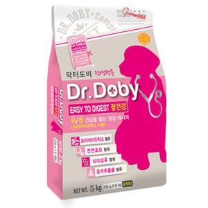 닥터도비 장건강 5kg 강아지사료 유산균함유