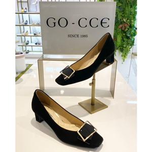 고세 여성 사각장 펌프스 6CM GCP2S073 블랙