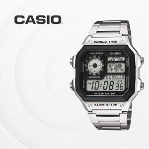 카시오 CASIO 남여 메탈 빈티지 전자 손목시계 AE-1200WHD-1A