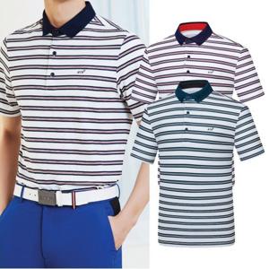 비티알 BTR 남성 골프웨어 여름 반팔 폴리 스판 메쉬 카라 티셔츠