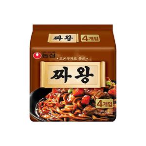 농심 짜왕 멀티팩 124g x 4봉지 / 봉지라면