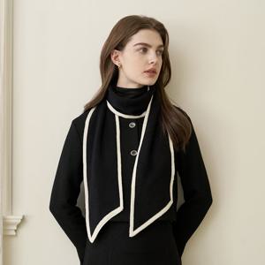 엘르 굿솔리드 롱 니트 쁘띠 머플러 SE14MX318