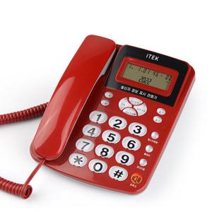 아이텍 IK-310 전화기 발신자 사무용 매장용 단축 레드 가정용