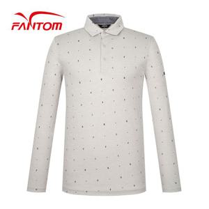 [팬텀] 남성 전판 로고 패턴 프린트 긴팔 티셔츠