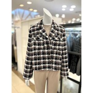 소고 세이브존01 트위드 체크 숏 재킷 AI4GA08-2