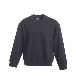 [우영미] 레더 패치 남성 스웨트 티셔츠 W233TS22_714N_NAVY