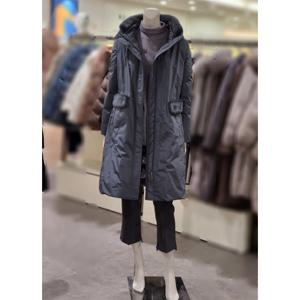 [트리아나] 소고 밍크탈부착 롱패딩TH4FA16