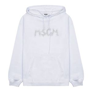 [MSGM] 여성 라인스톤 로고 후디 3341MDM106 227799 01