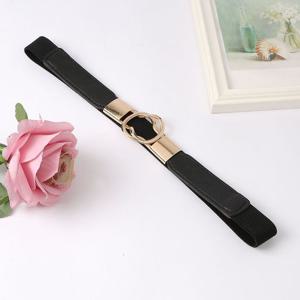 트위스 밴드벨트 여성 스판 포인트 밴딩벨트 블랙