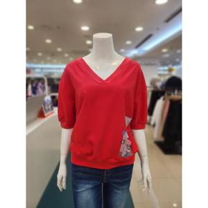 아니베f 세이브존03 아니베F 브이넥시보리블라우스 A36WBL510