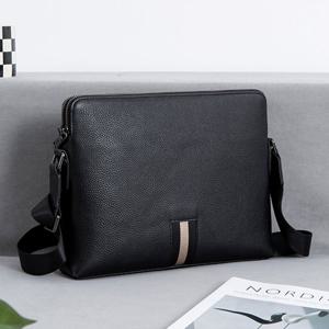 백스테이 남자 천연소가죽 라인 크로스백 데일리백 B278CR