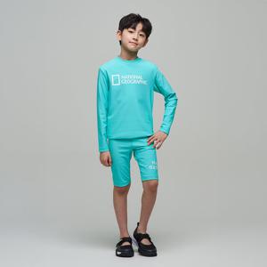 [내셔널지오그래픽 키즈] K242UWL640 5부 레깅스 MINT