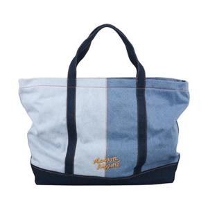 메종키츠네 폭스헤드 데님 빅사이즈 토트백 MW05109WW5022 P471