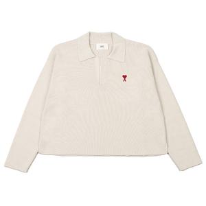 [로로모다] 아미 하트 로고 남성 폴로 니트 / UPL346KN0042-193