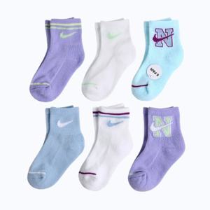 나이키키즈 (130-210) A242SO286P 나이키 쿼터 양말 6PK 스포츠양말 아동