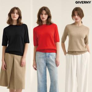 [SET할인] 지베르니 프리미엄 홀가먼트 반팔니트 3종 (G04-3)