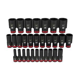 밀워키 1/2인치 롱임팩소켓세트 (29pcs) 49-66-7015