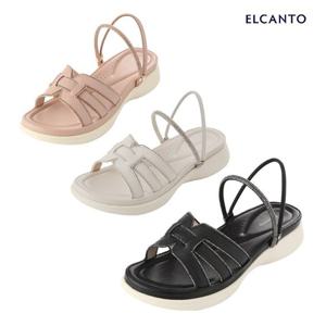 [엘칸토]경량 쿠션 소프트 여성샌들 1XWW31X_GN