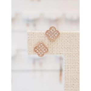 볼라레 세이브존01 신혼부부선물 멜리큐빅 볼드귀걸이 spe679