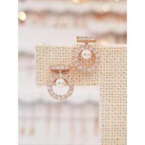 볼라레 세이브존01 퍼퓸 큐빅 은침 귀걸이 spe724