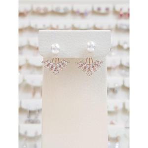 볼라레 세이브존01 투웨이 진주 큐빅 라인 귀걸이 spe1102