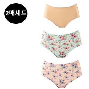 와코루 2매세트 면100 아랫배 감싸주는 편안한 순면팬티 WPT4110