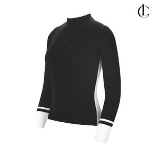 엘케이트 여성 골프웨어 라운딩룩 스판 니트 골프티셔츠 LOJ006