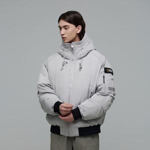 내셔널지오그래픽N244UDW940 아퀼라 블루종 다운 점퍼 ICE GREY