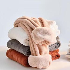 겨울 수면바지 커플 파자마 극세사 바지 잠옷 홈웨어 실내복