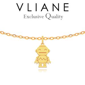 [브리앙] 18K 로보트 남자 목걸이 (금목걸이,남자선물)