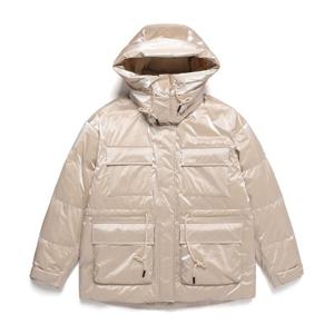 내셔널지오그래픽 N244WDW140 여성 베네티 중기장 다운 점퍼 GOLD BEIGE