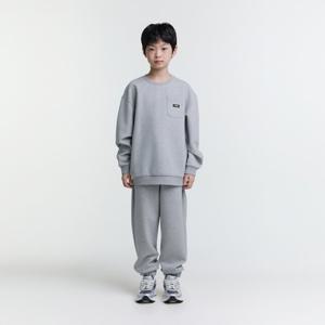 [내셔널지오그래픽키즈]K251UPB910 맨투맨 SET MGREY