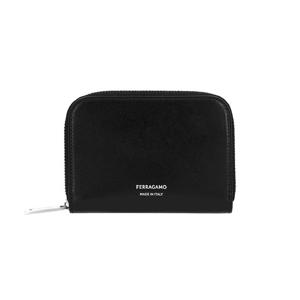 페라가모 66 1336 0770114 (661336 770114) 로고 지퍼 카드지갑