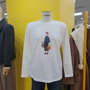 르피타 DP01 꽃소녀 그림티셔츠 L251UTS101