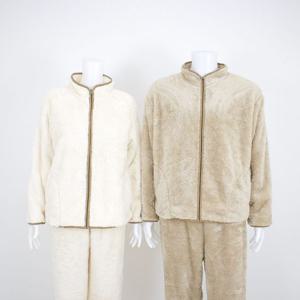 따뜻한 털 후리스 커플잠옷 수면 밍크 실내복