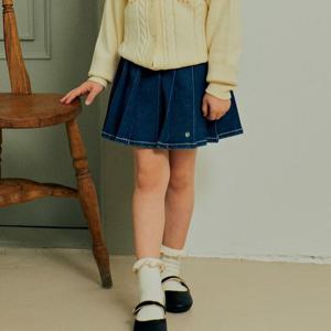 [토토헤로스]TH 프리다 데님 플리츠 스커트-12352113011