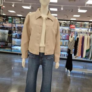 라티움 HC34 봄,가을페이크가죽 스텐카라우레탄소재숏점퍼 T2517jk02